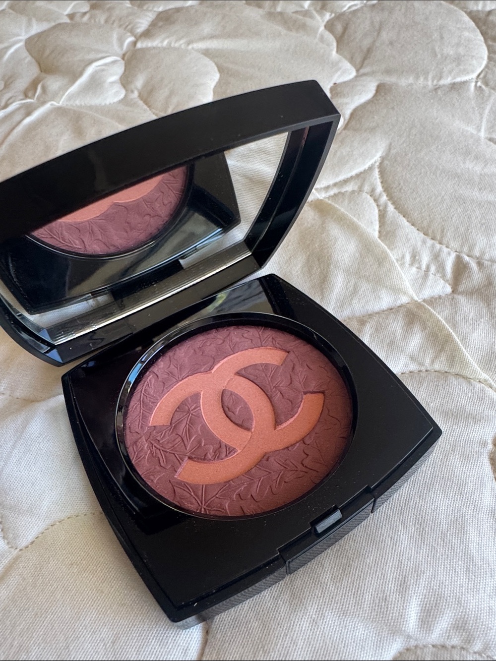 Chanel blush harmonie 798 beige rose et Mauve blush